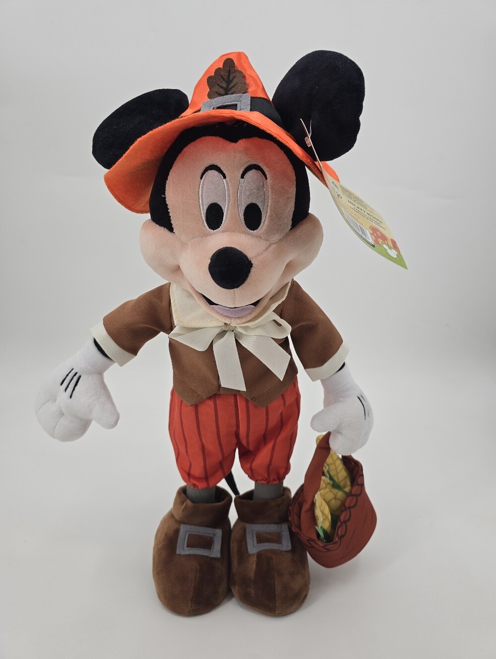 Disney Mickey Mouse 18" Fall Harvest Greeter Home Decor NWT